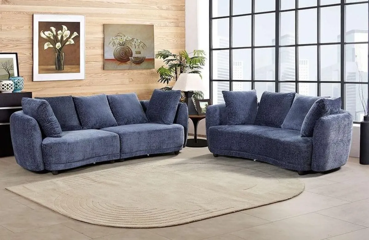 Modern and super comfy sofas in stock ready to go !