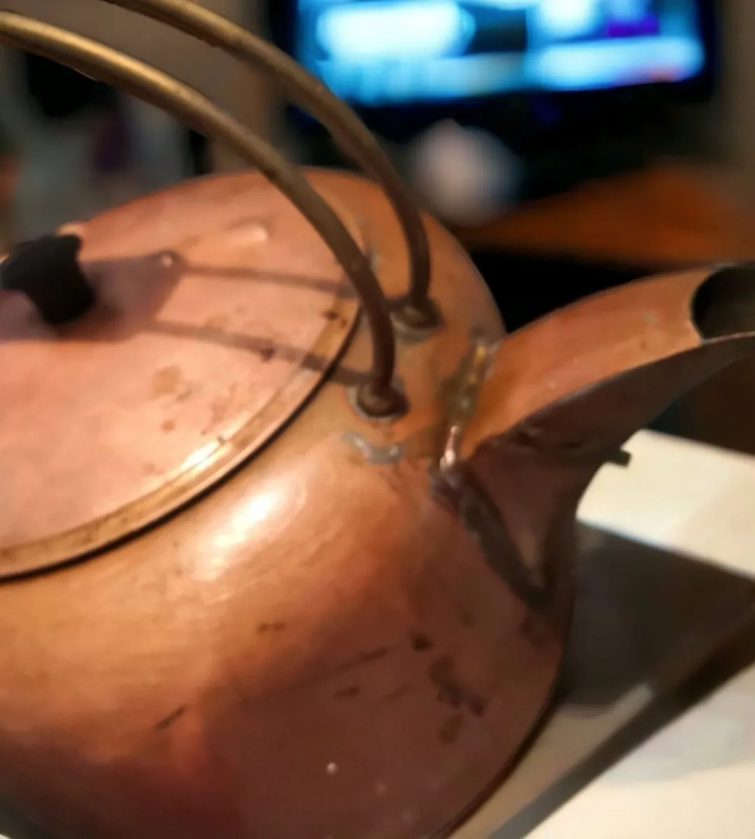 Large copper kettle - Image 3