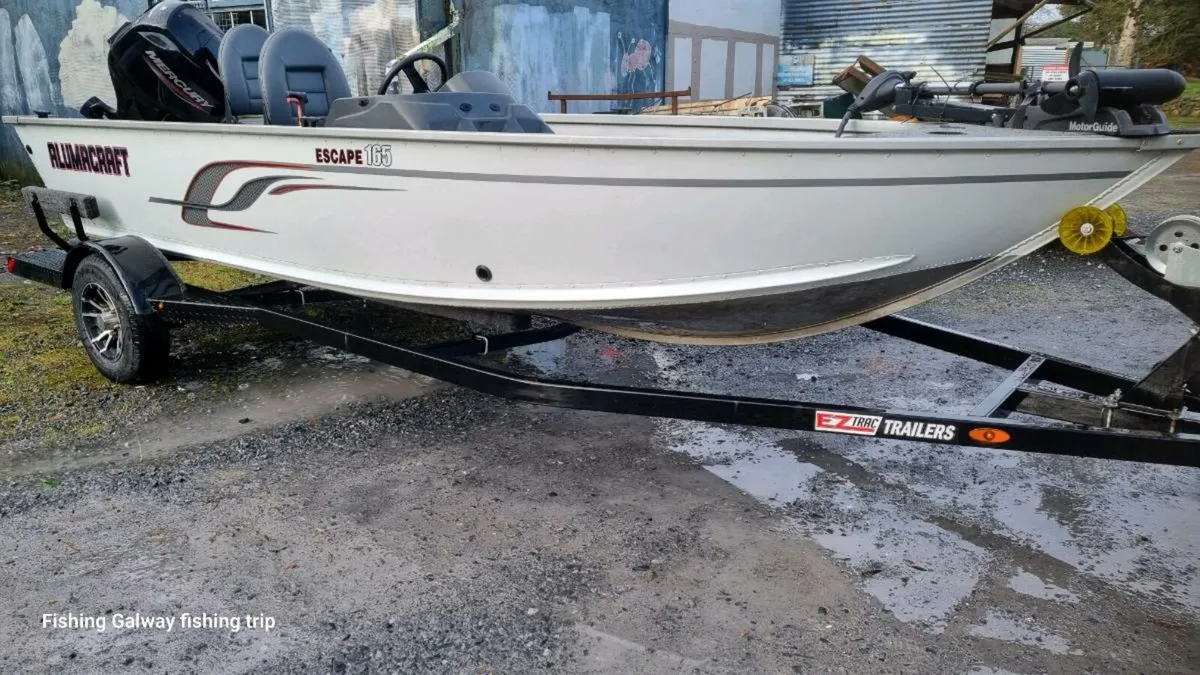 Aluminium Boat with trailer and engine