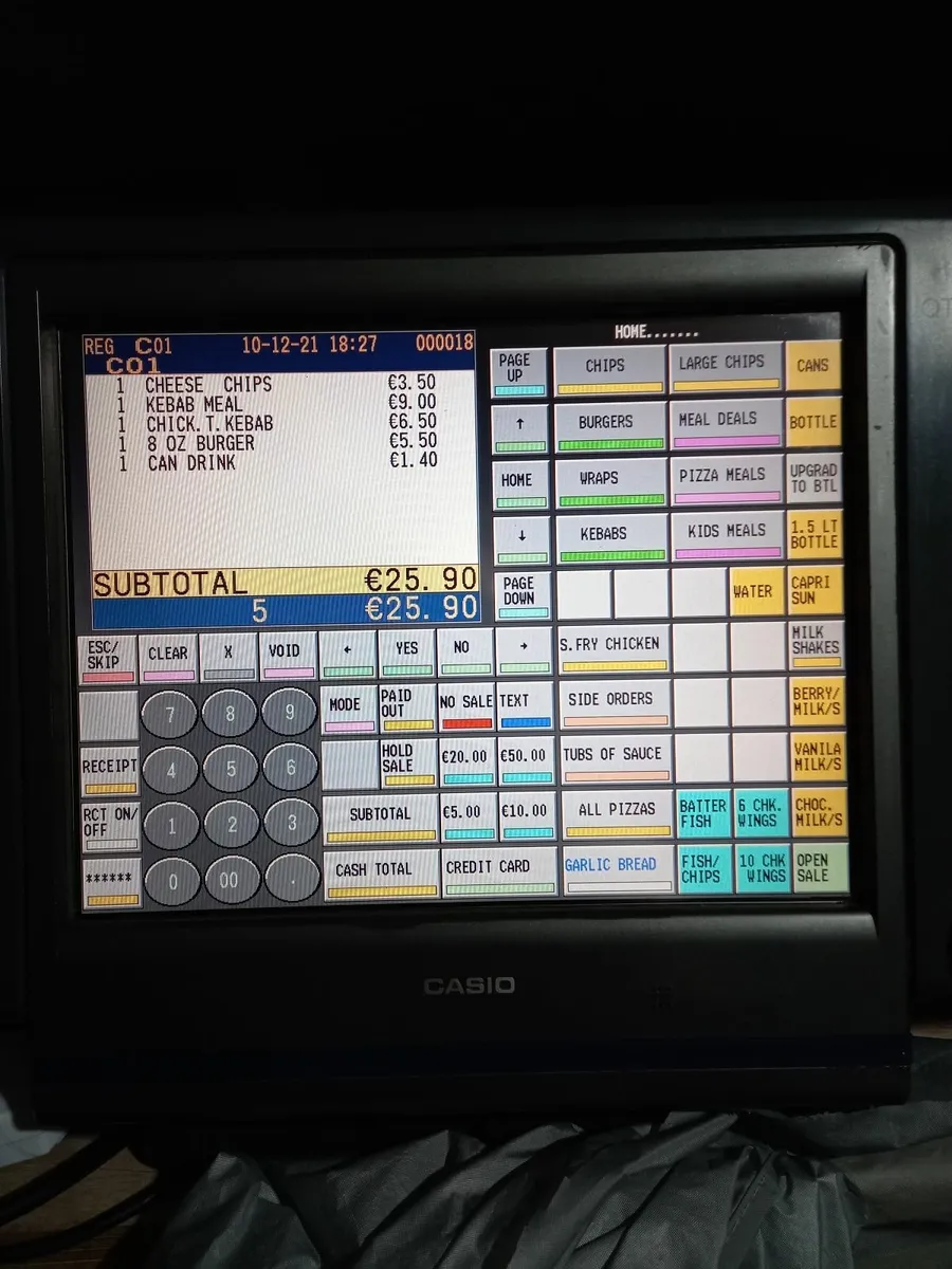 Casio touch best sale screen cash register