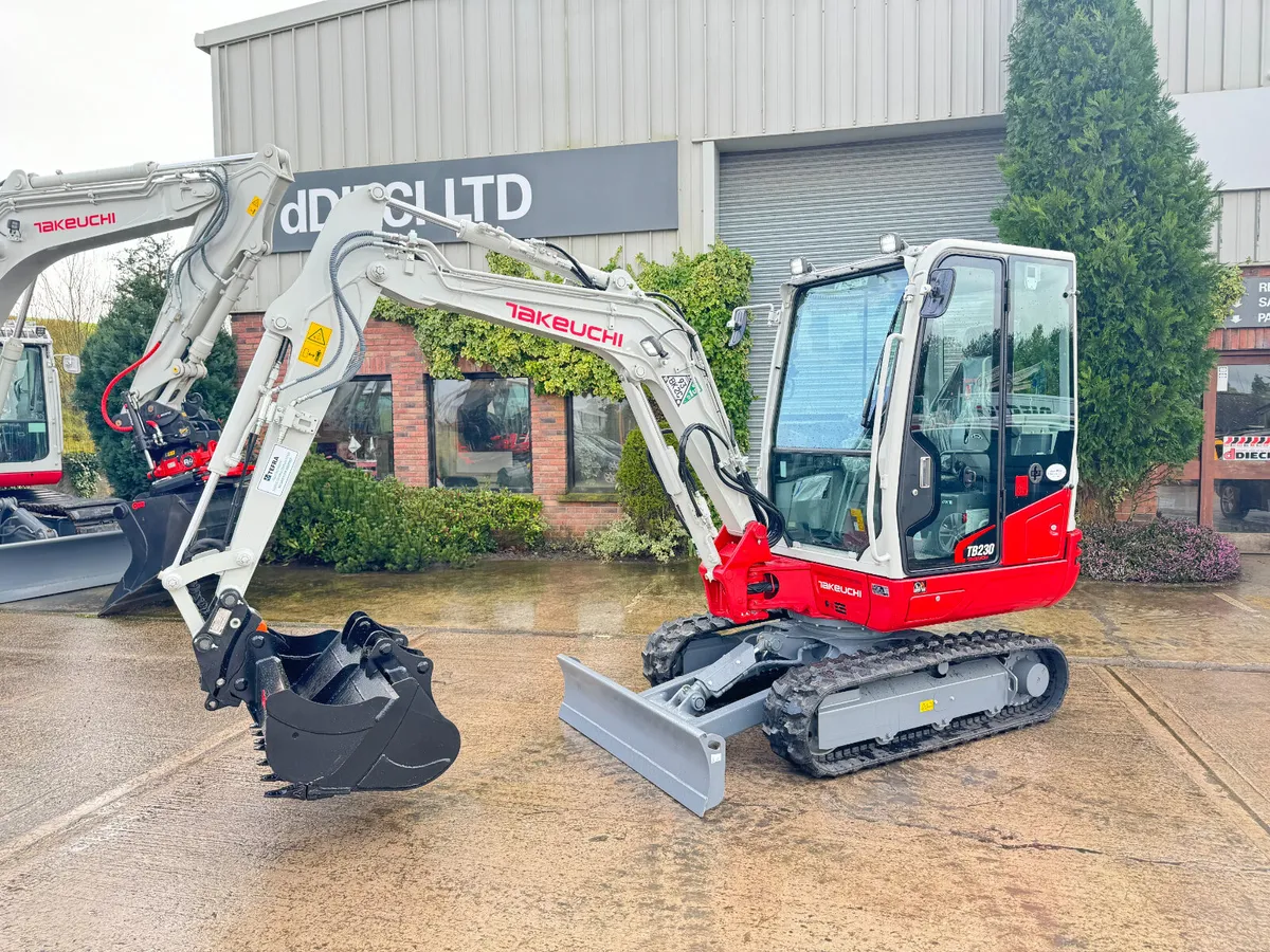 New Takeuchi TB230 - 2.9 Ton Digger - Image 1