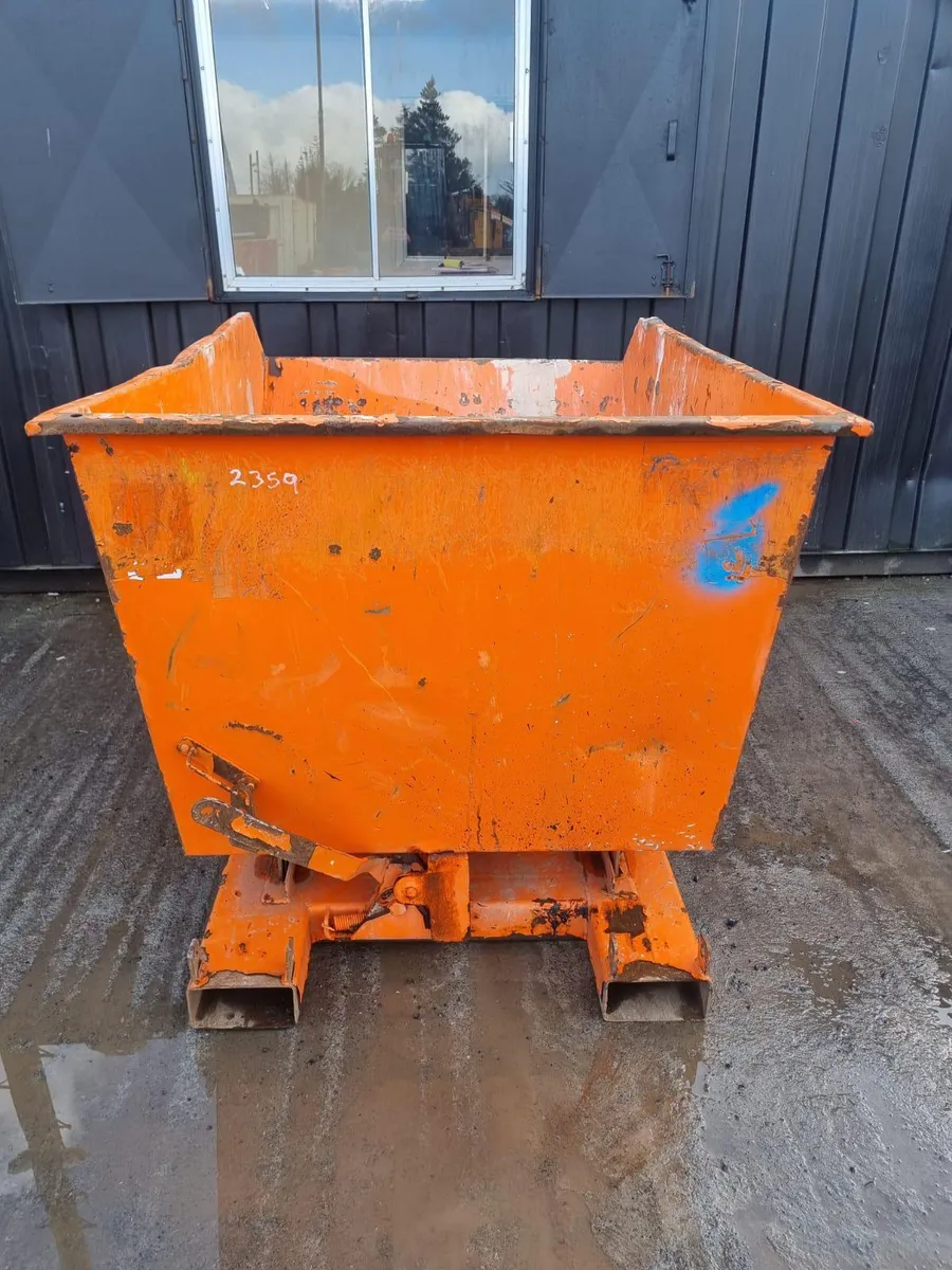 Forklift Tipping Skip - Image 2