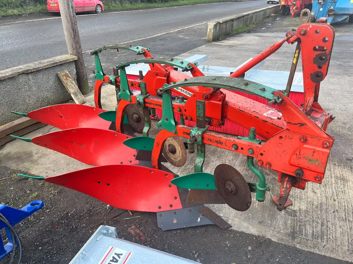 Used 3F 12” Kverneland Conventional Plough - Image 1