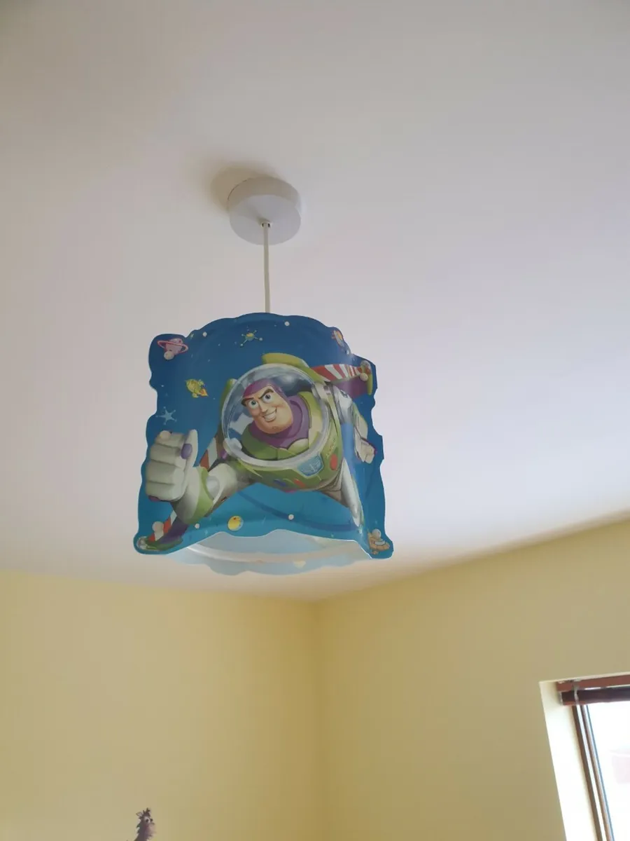 Toy story lampshade and pop up bin for sale in Co. Waterford for €20 on