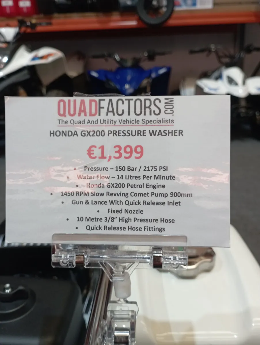 HONDA GX200 PRESSURE WASHER - Image 4