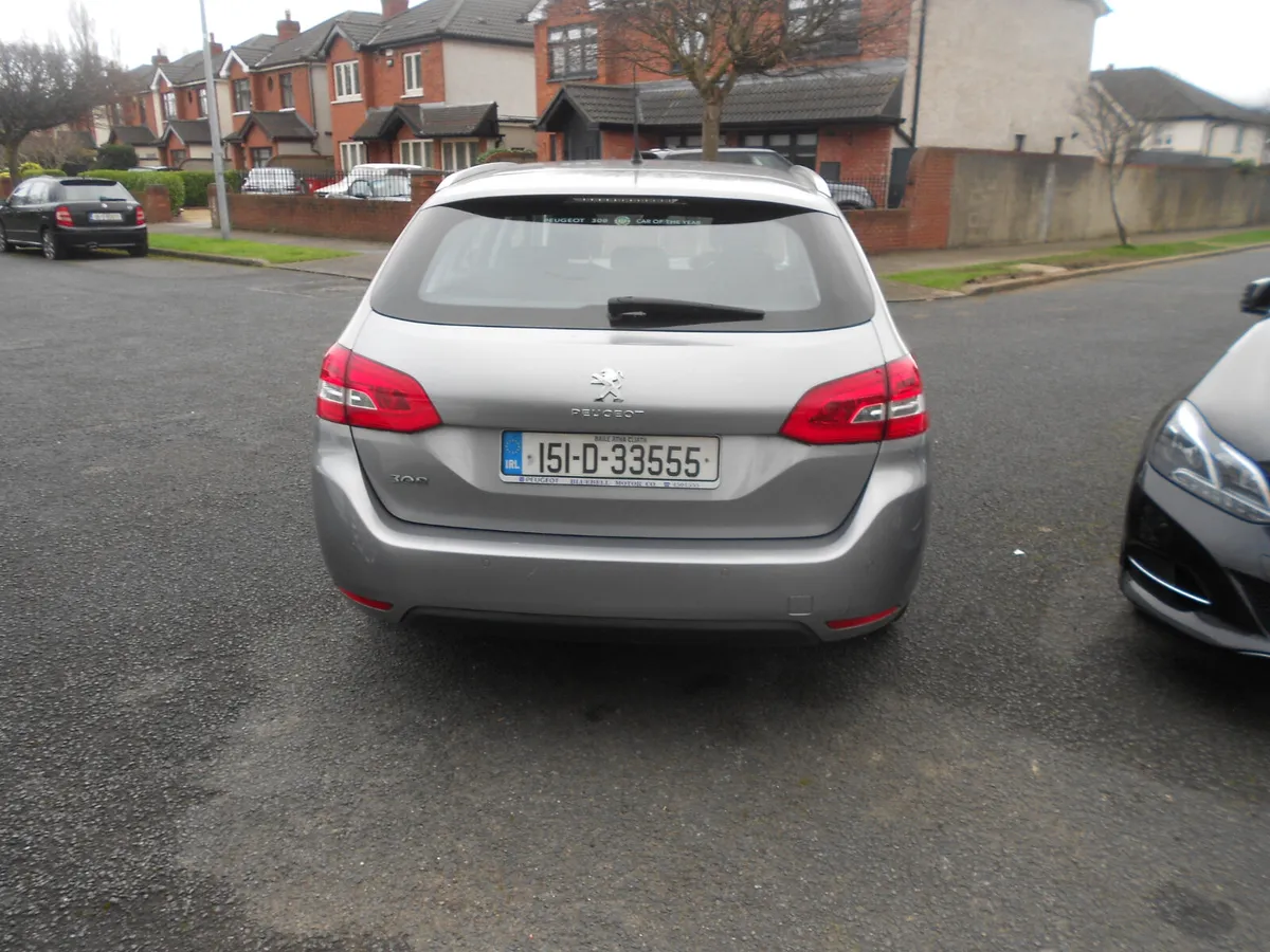 Peugeot 308 2015 dsl estate ncted 8/25 - Image 4