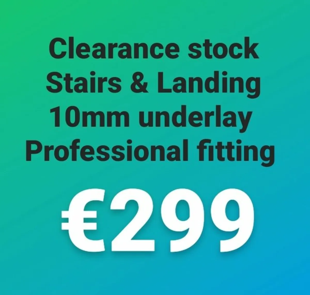Carpet clearance offer stair & Landing - Image 1