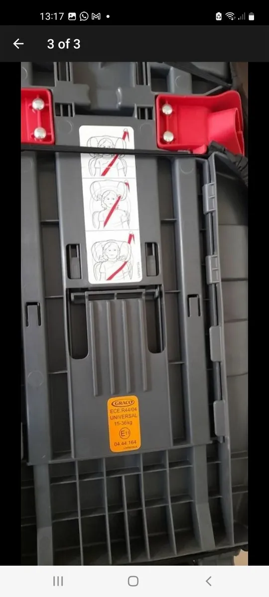 Graco high back booster car seat for sale in Co. Dublin for €32 on DoneDeal