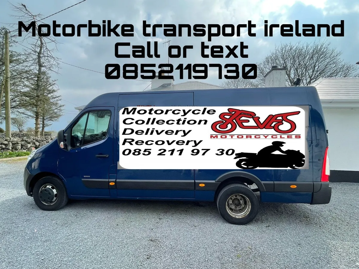 Motorbike collection delivery transport