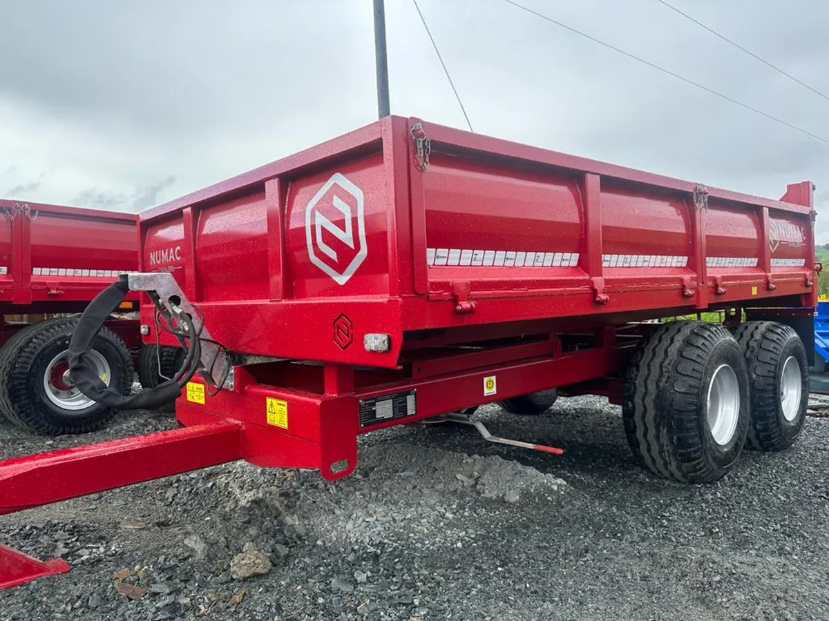 Numac 13ft x 7ft 6in dropside trailer - Image 2