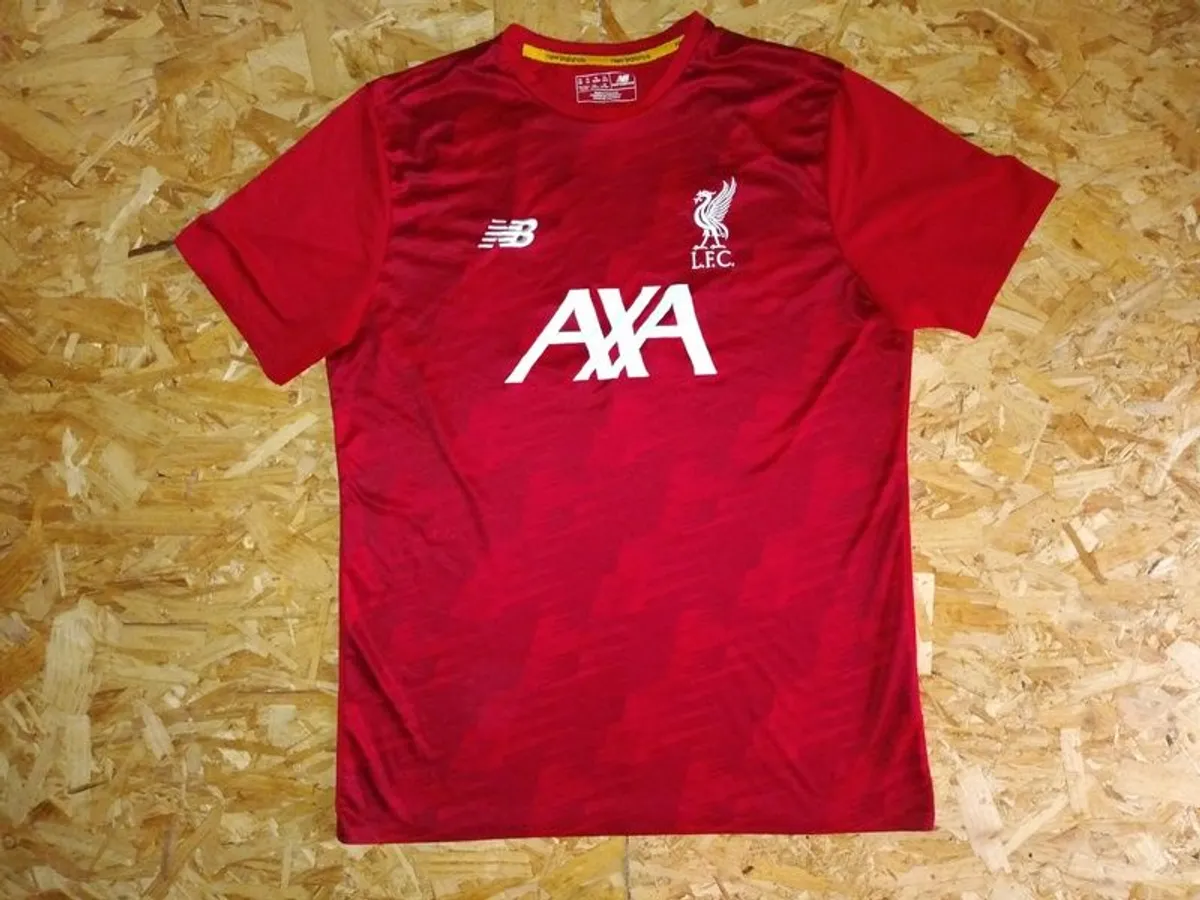 Liverpool Jersey New Balance Shirt  XL Extra Large Soccer Football AXA Premier League England Red