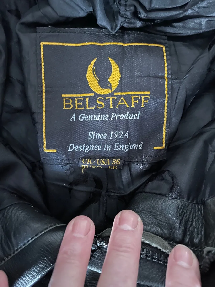 Belstaff leather bike pants