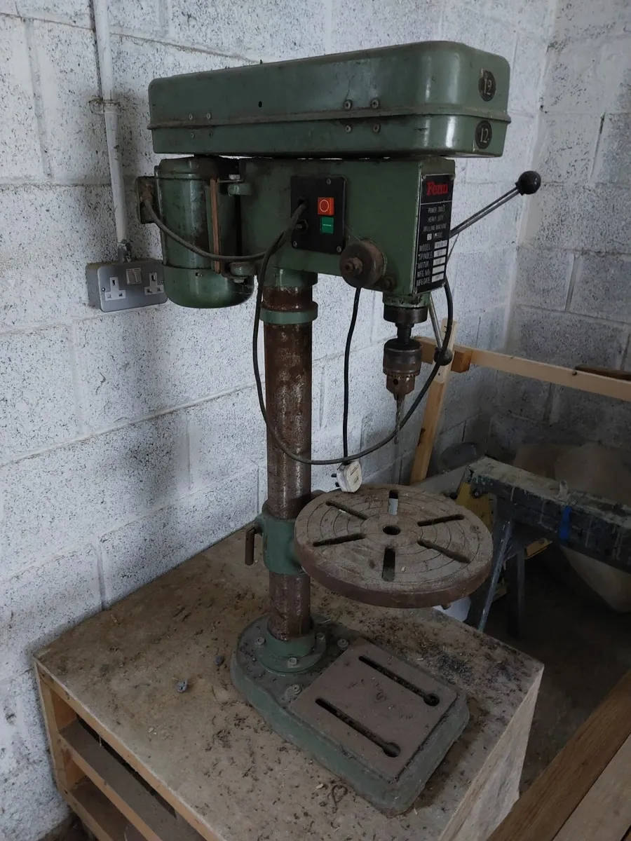 Ferm pillar drill on stand and castors for sale in Co. Wexford for