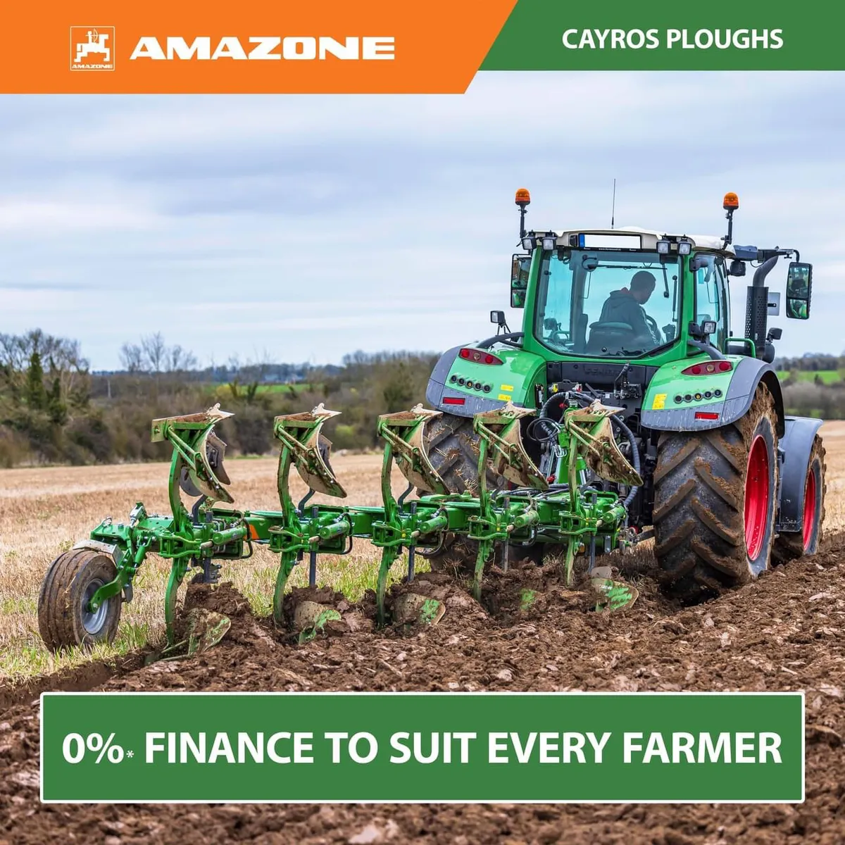 New Amazone  Cayros 4 Furrow reversible plough - Image 4