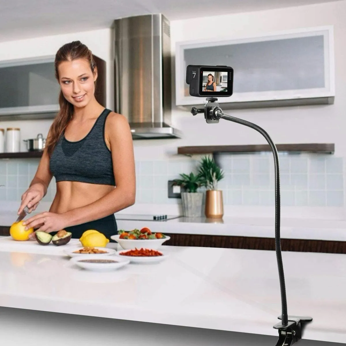 Camera Stand Flexible Desk Table Sideboard Mount - Image 1