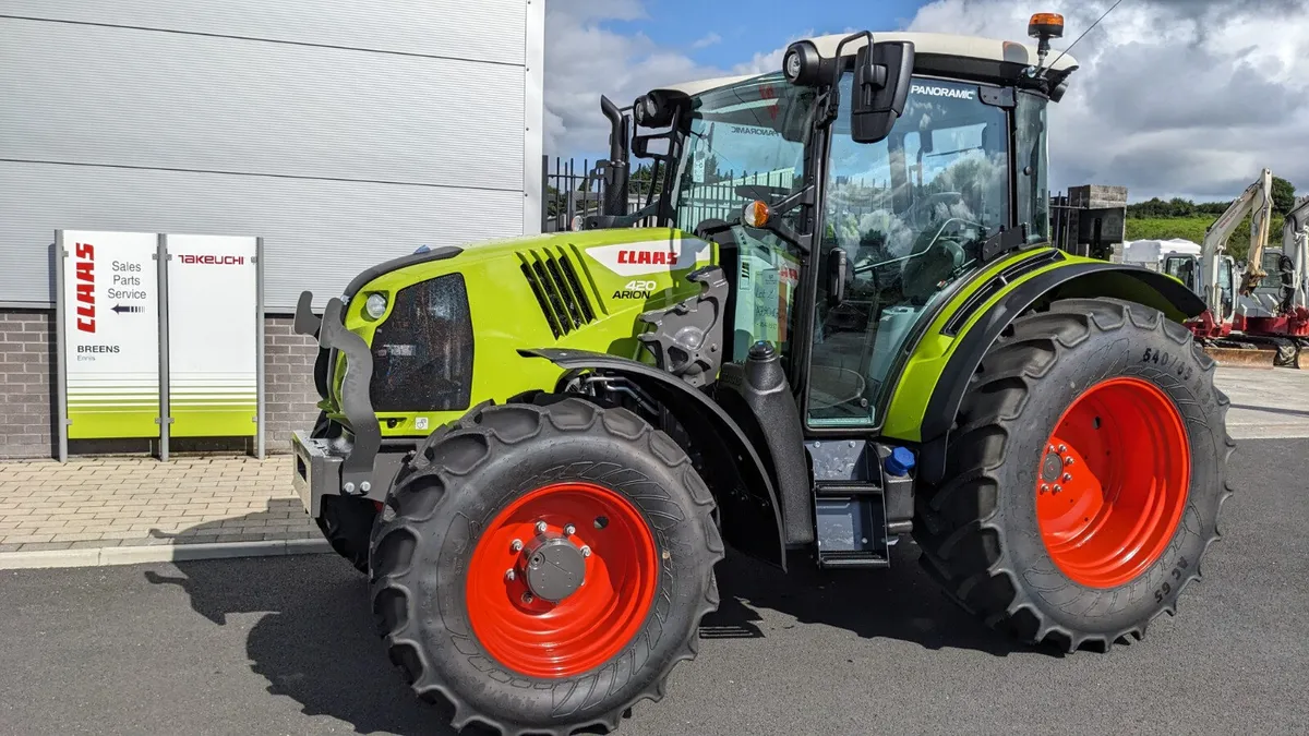 New Claas Arion 420 Panoramic 3 year warranty - Image 1