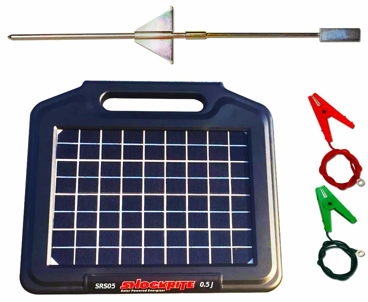 Solar Electric Fence Energiser Fencer 0.5J