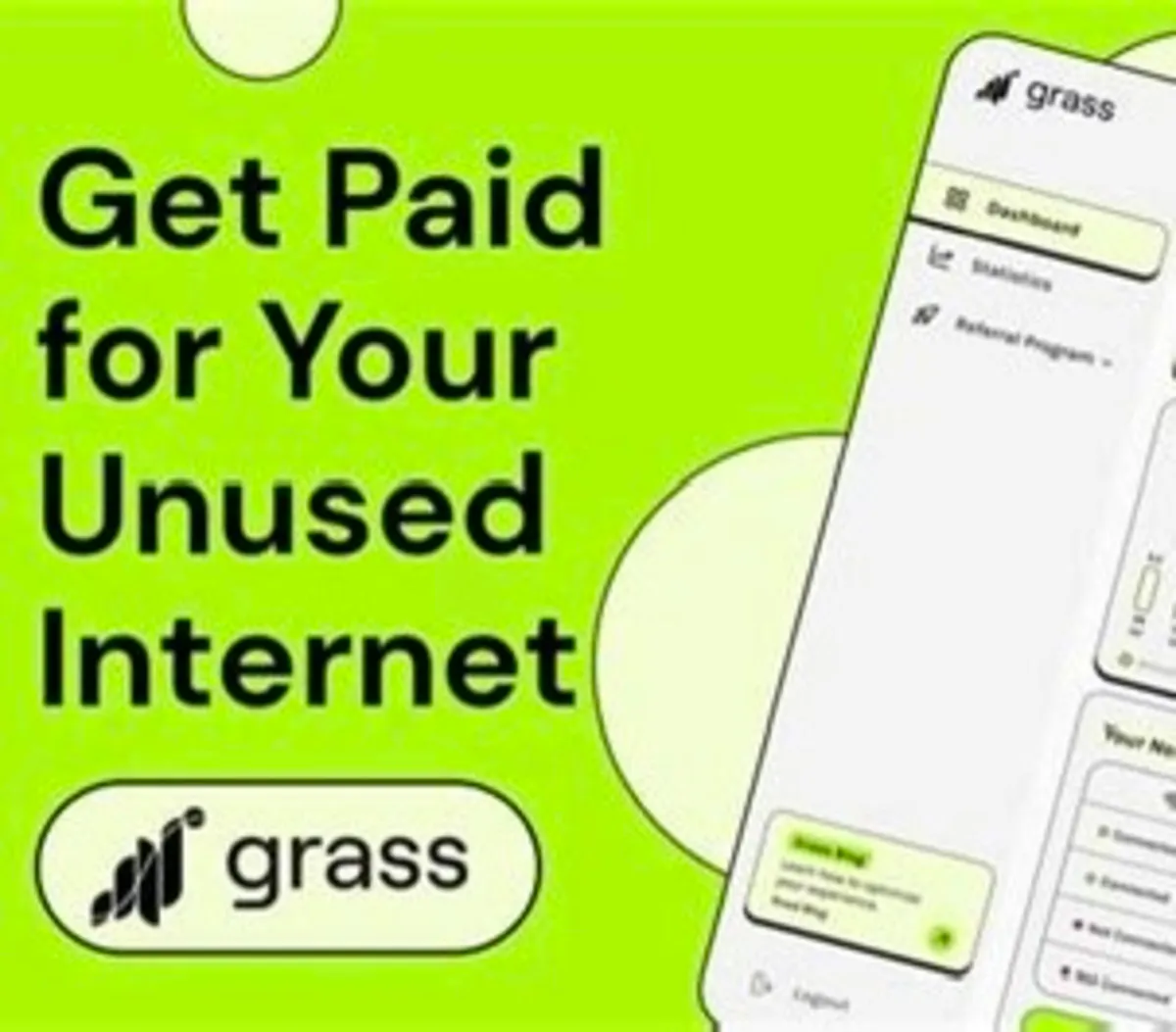 Get paid for your unused broadband