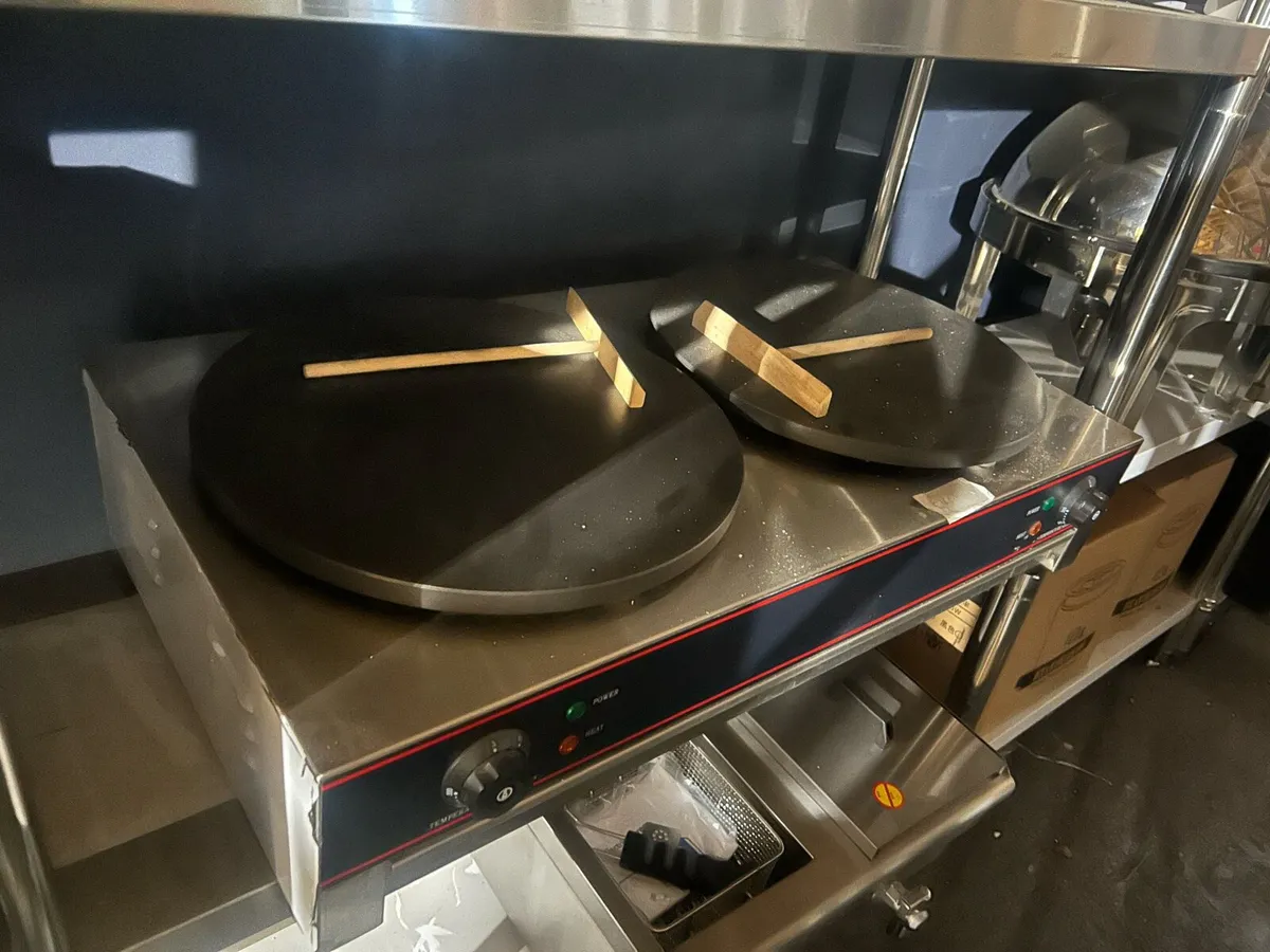 New Frytac double crepe machine