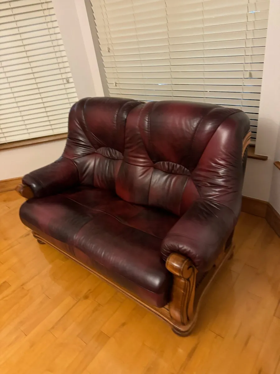 Georgian Leather Suite of Furniture