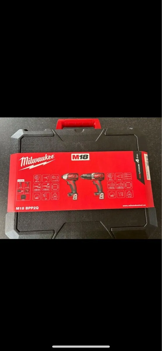MILWAUKEE M18 BPP2Q-402C 18V 2 X 4.0AH LI-ION - Image 1