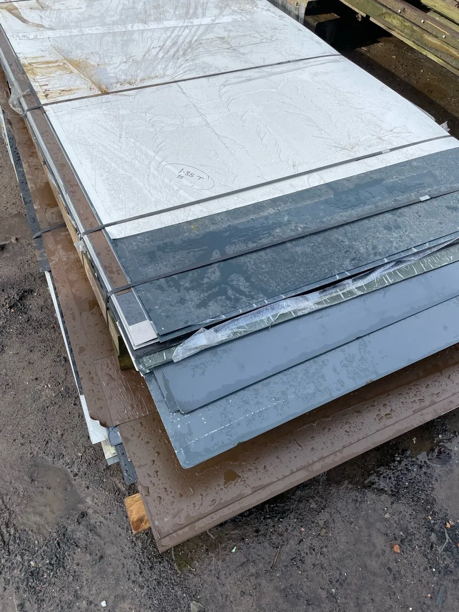 Flat metal sheets pvc coated