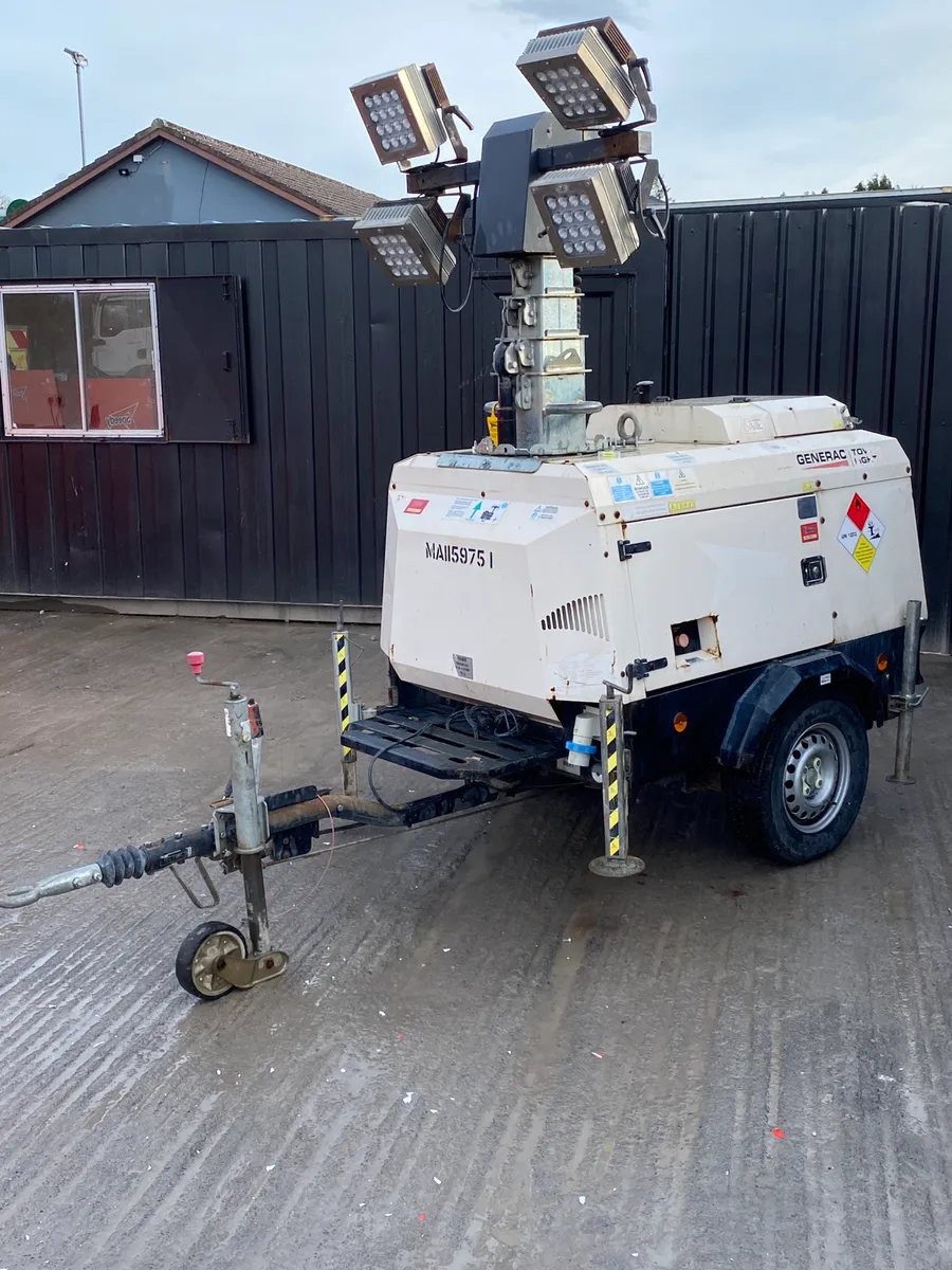 Towerlight Hybrid LED Lighting Tower Choice of 20 - Image 1