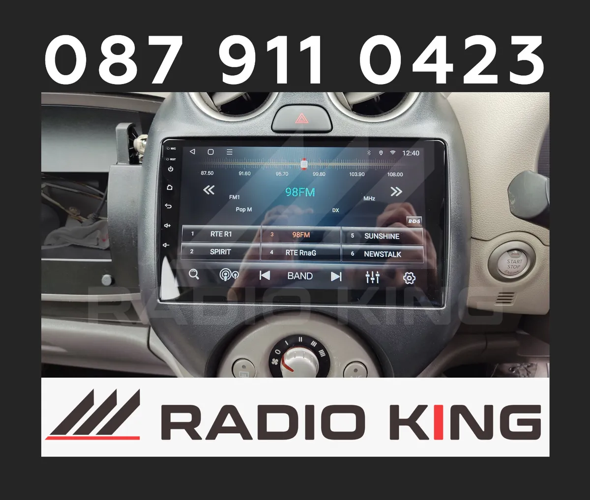 PREMIUM CARPLAY NISSAN MICRA ANDROID AUTO STEREO - Image 2