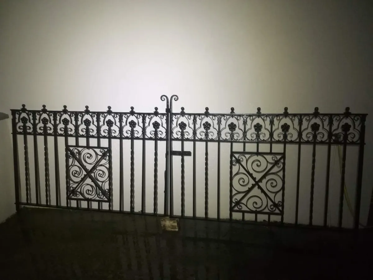 ##Wrought iron antique gate ##