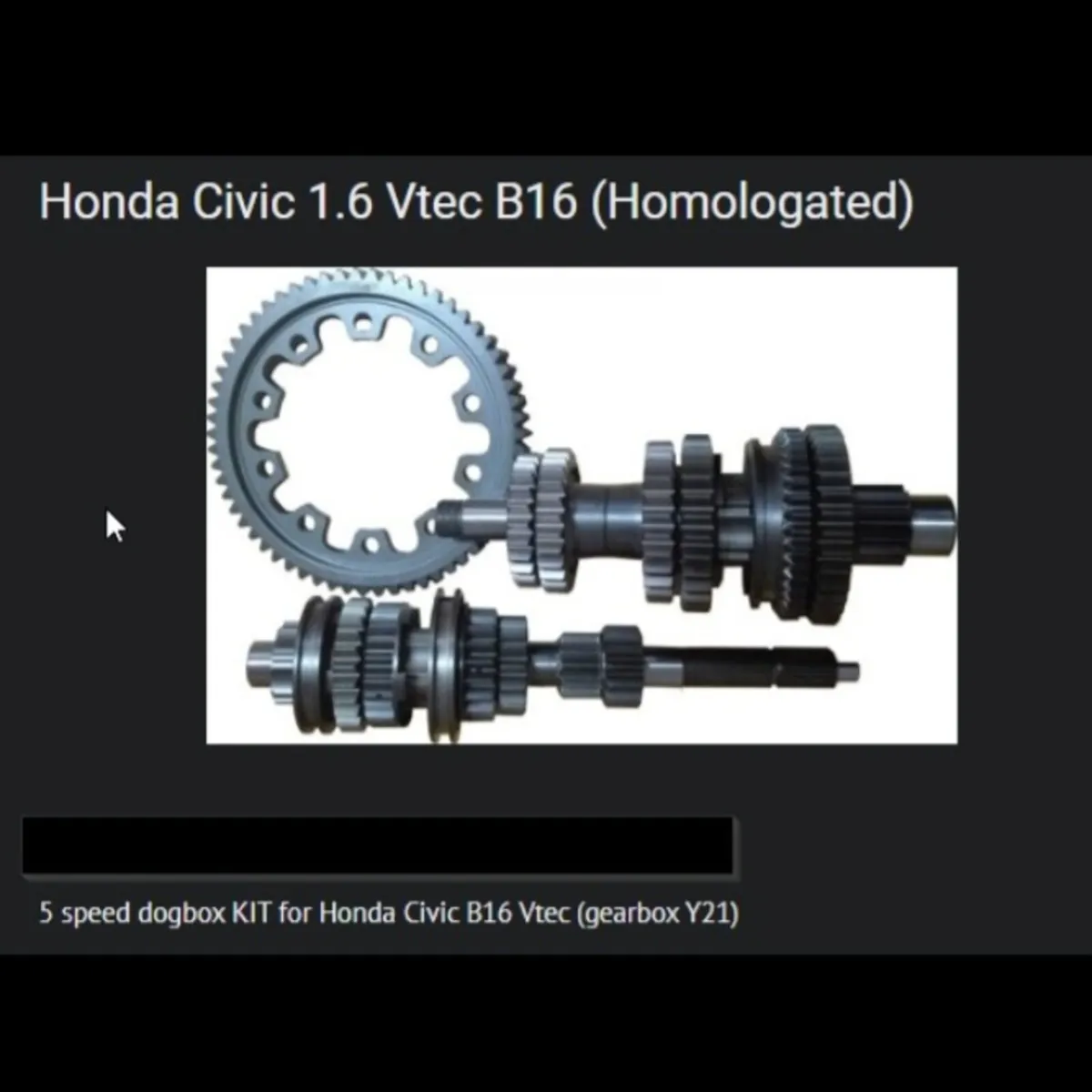 Honda Civic EG6/EK4 Gearbox (Dog Box) - Image 1