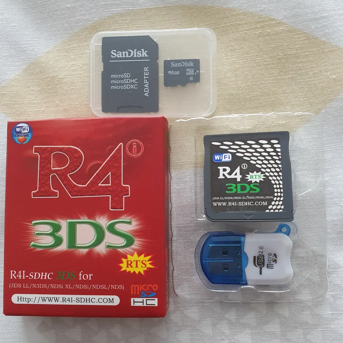 R4  Cards ONLY €12 or €20 with 16GB Micro Sd Card