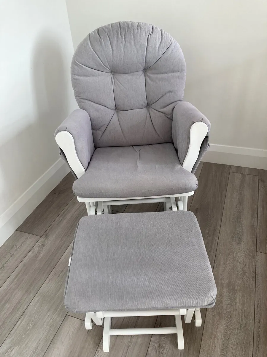 Babylo milan glider chair and footstool best sale