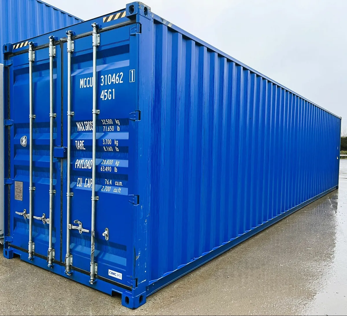 New 40ft Shipping Container - MCCU 310462 / 1