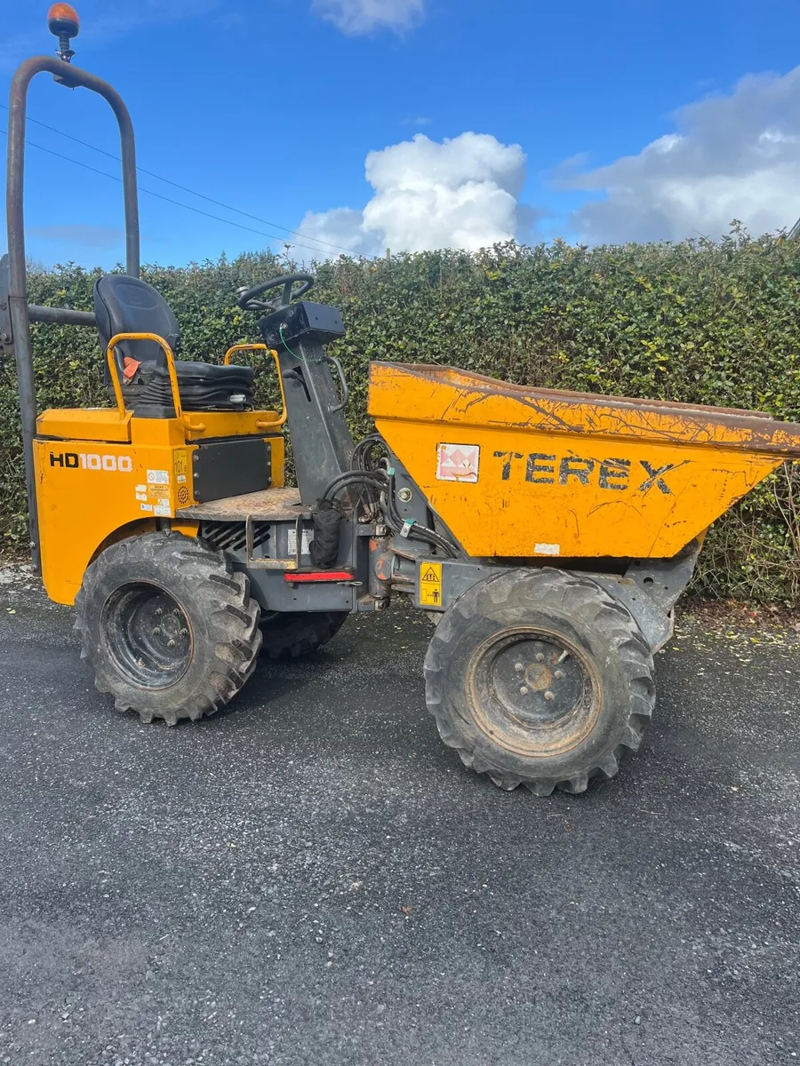 Terex 1 ton Hi tip dumper - Image 1