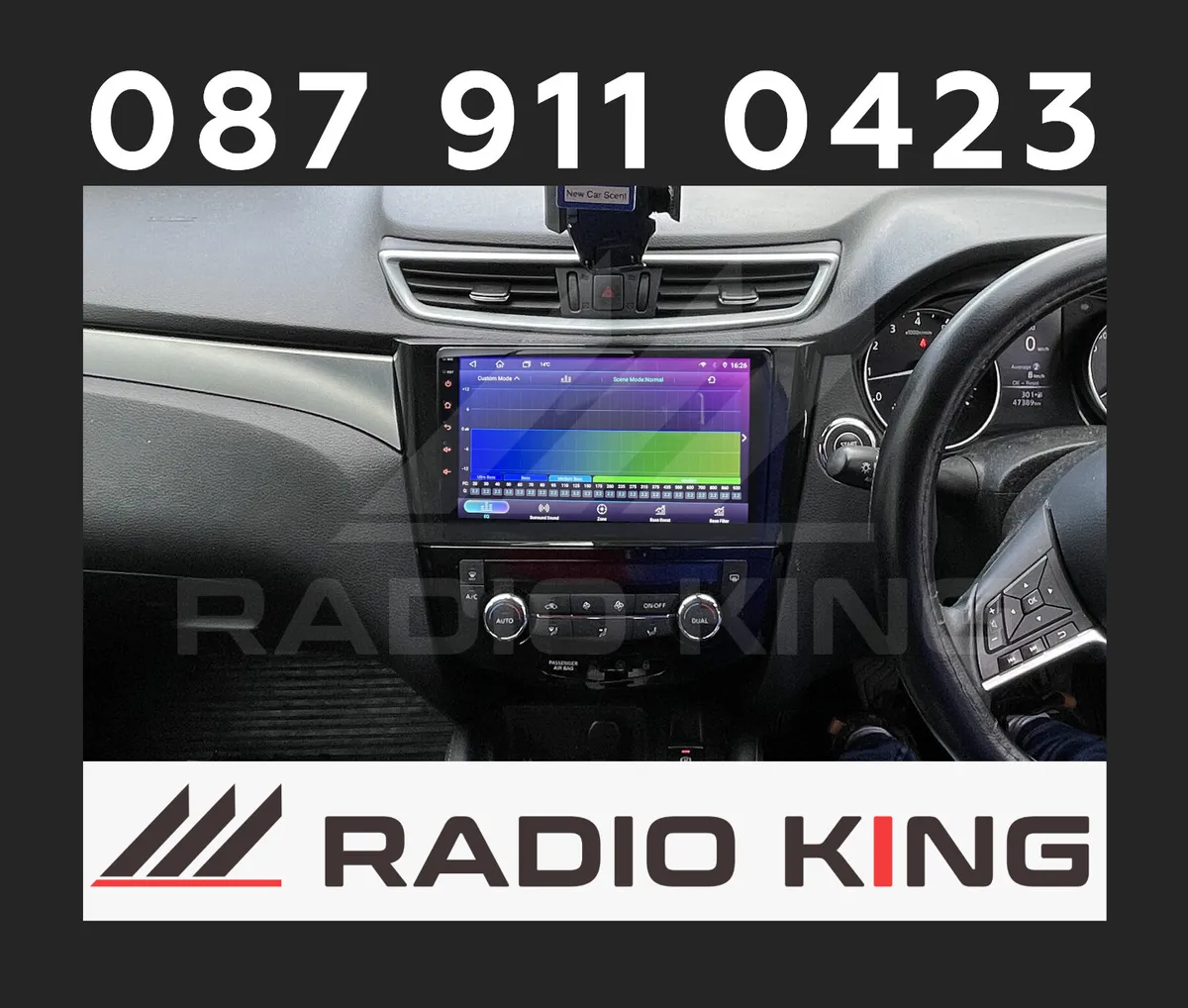 PREMIUM CARPLAY NISSAN QASHQAI ANDROID AUTO RADIO - Image 2