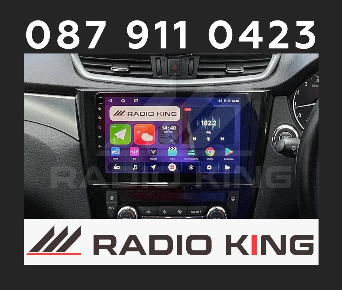 PREMIUM CARPLAY NISSAN QASHQAI ANDROID AUTO RADIO - Image 3