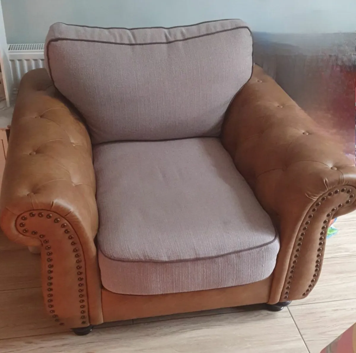 3 piece Leather Suite for sale in Co. Monaghan for €460 on DoneDeal