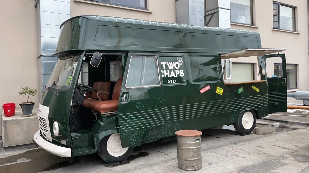 1979 Peuogot J7 food truck with converted roof