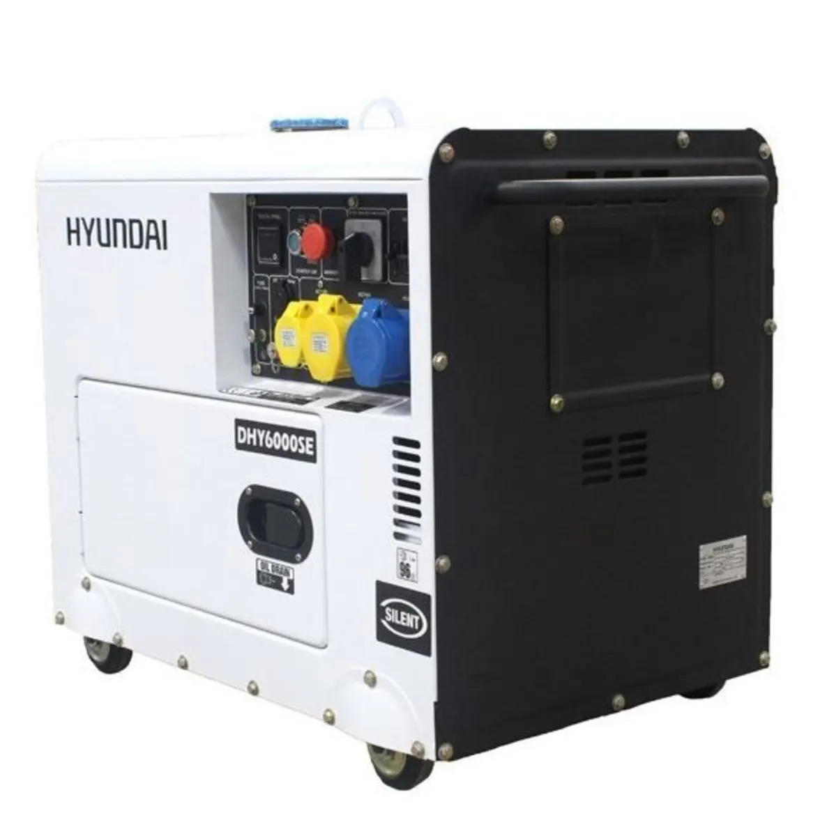 Hyundai DHY6000SE 5.2kW Standby Diesel Generator - Image 3