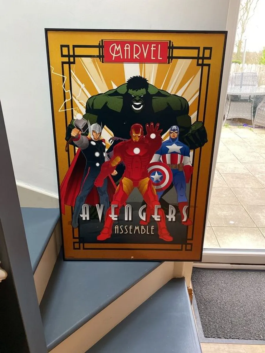 3 large Marvel pictures for sale for sale in Co. Kildare for €40 on