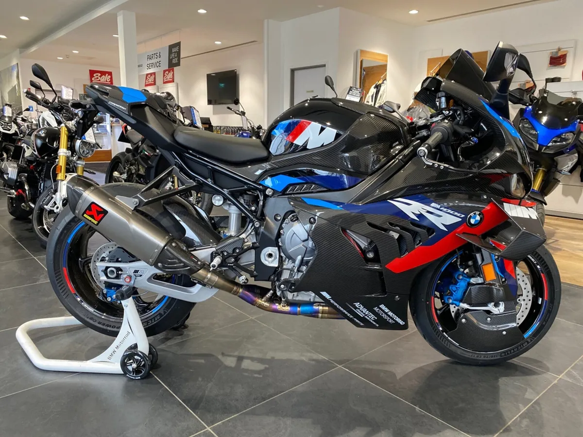 2023 BMW M1000RR with Full Akrapovic System - Image 1