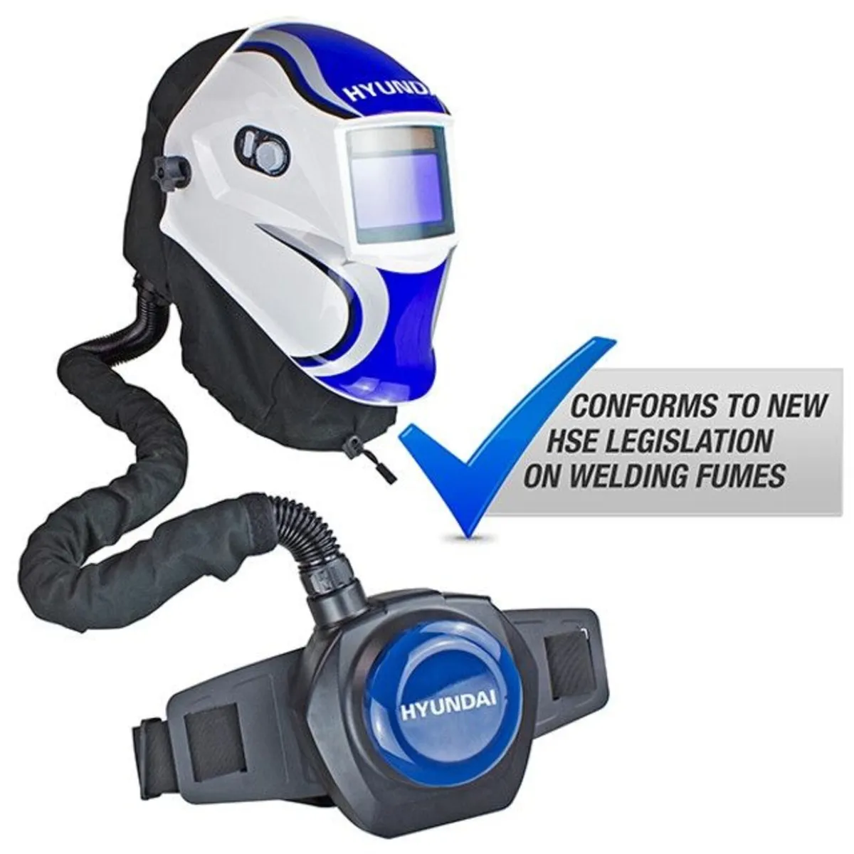 Hyundai Auto Darkening Air Fed Welding Helmet