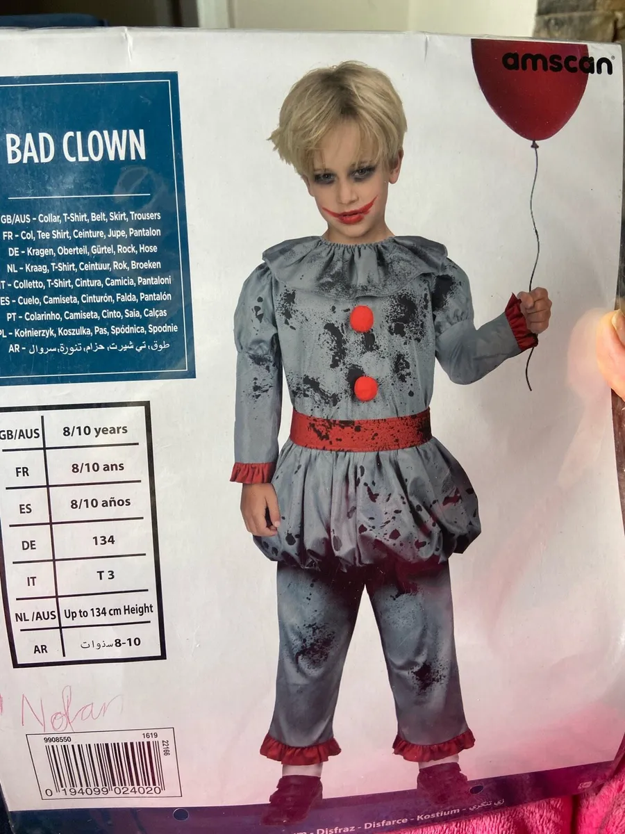 Kids clown costume