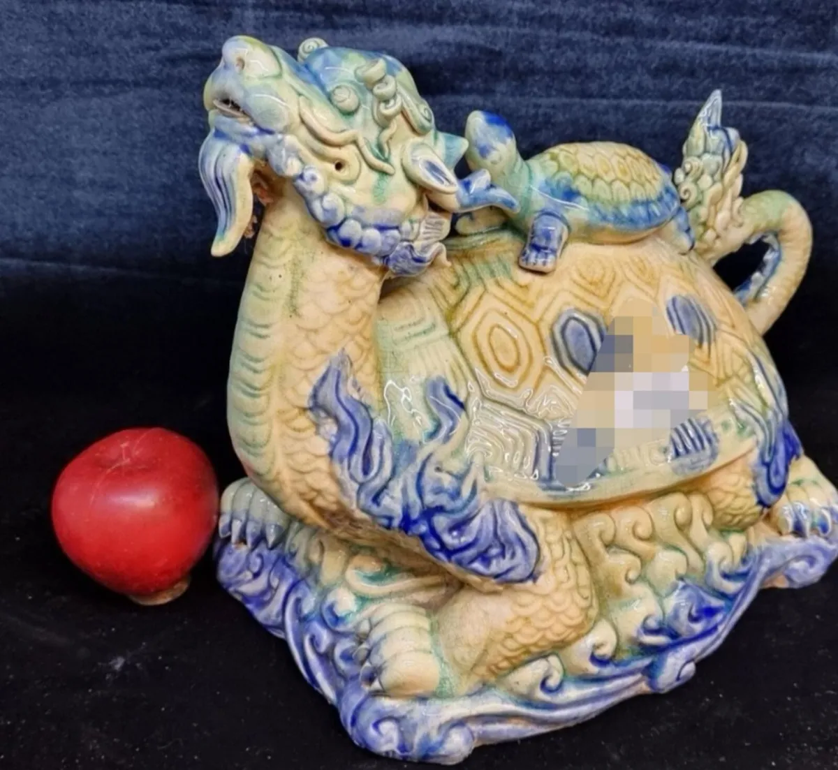 Spectacular Large Chinese dragon turtle for luck - Image 1