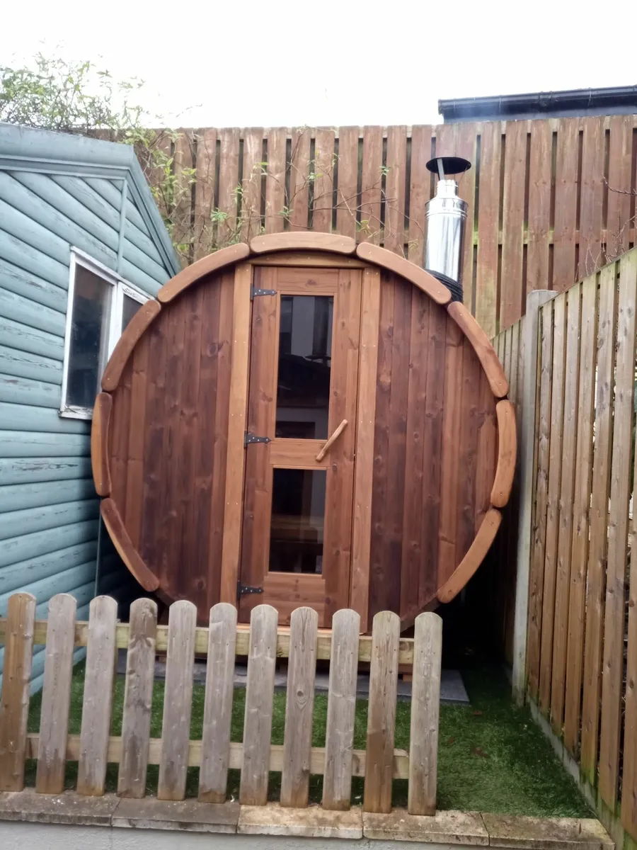 Barrel sauna thermowood - Image 1