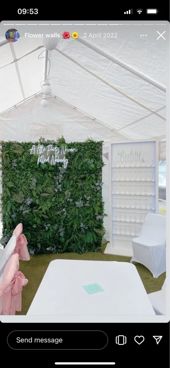 Flower Wall Hire - Image 2