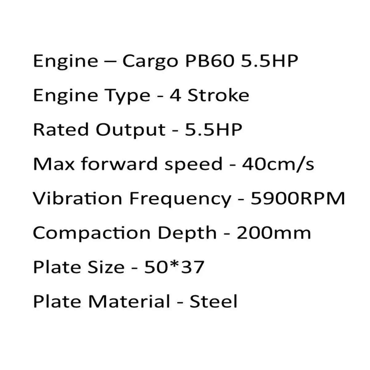 Heavy Duty Compactor/ Wacker Plate - Image 4