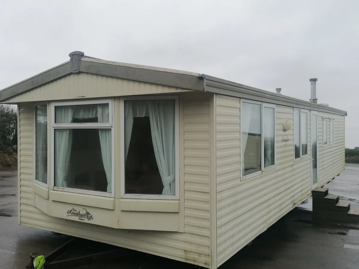 Double glazed mobile home