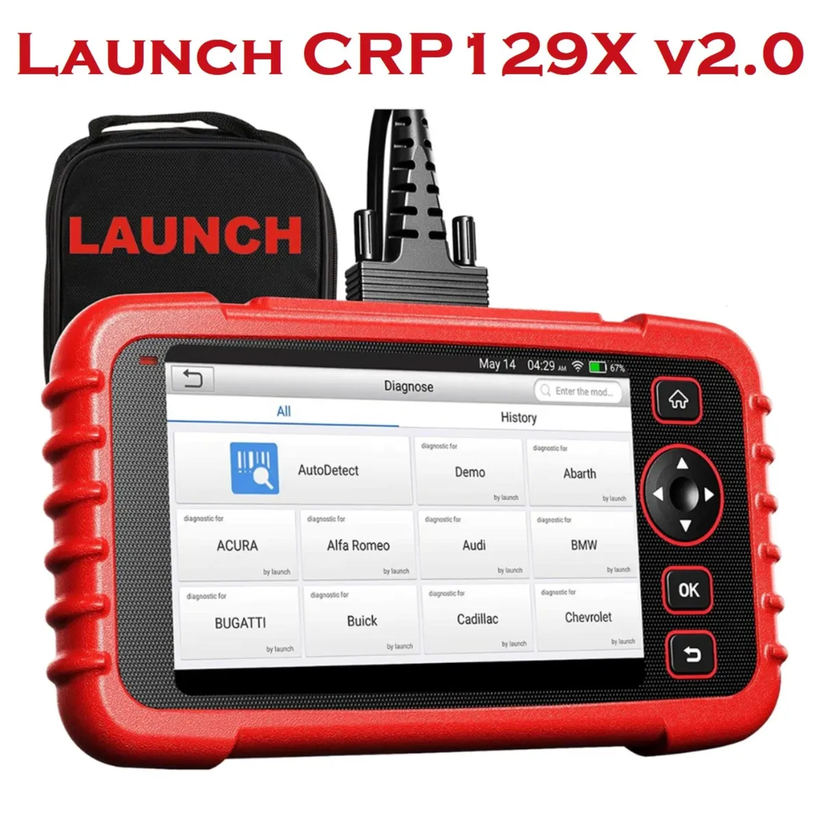 Launch CRP129X v2.0 Diagnostic Tool, Code Reader