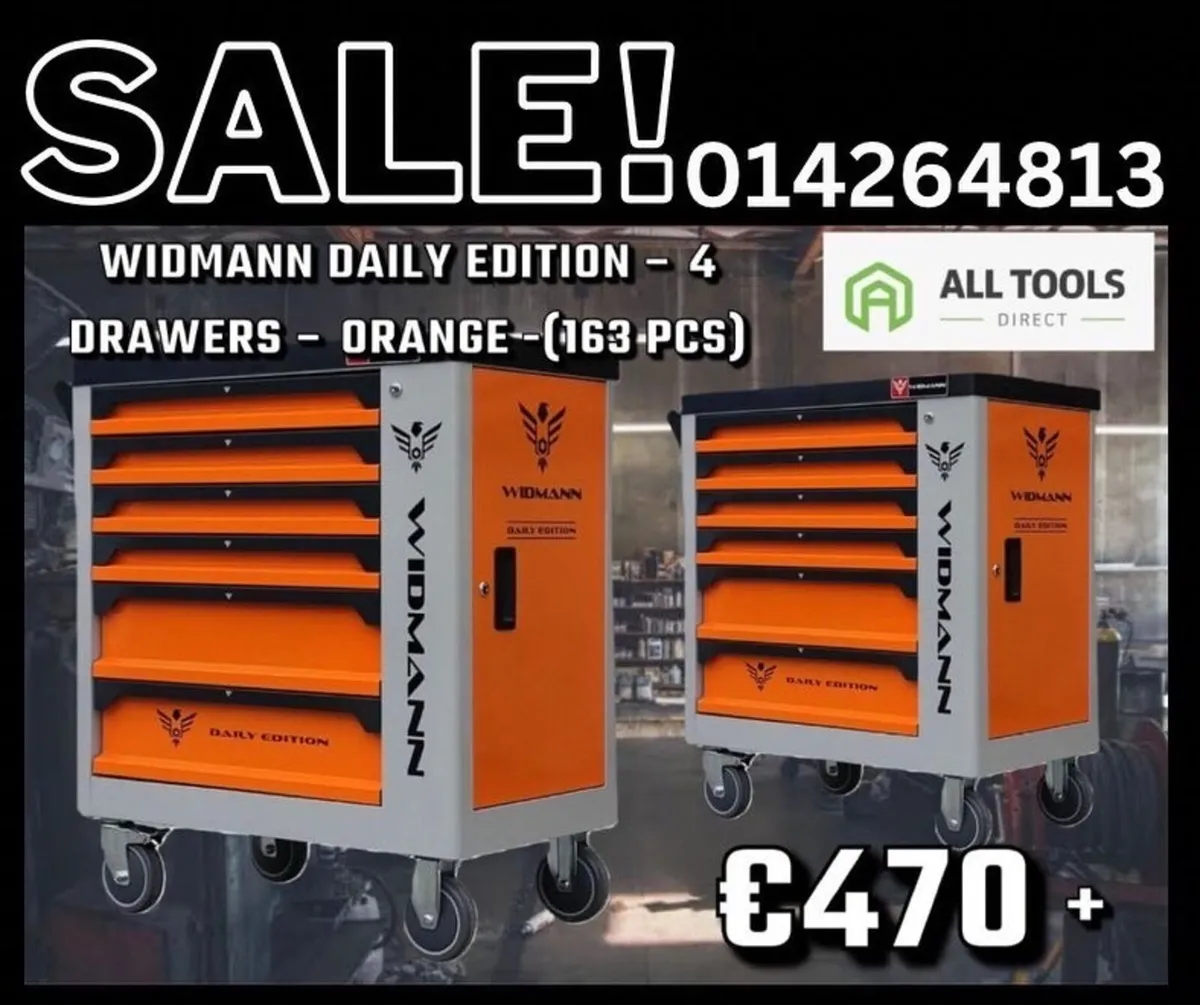 Toolbox chest trolley bench with tools for sale in Co. Dublin